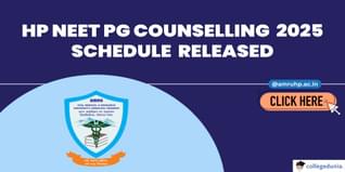 HP NEET PG Counselling 2025 Schedule Released, Apply by Nov 5 for Round 1 @amruhp.ac.in; Check Direct Link